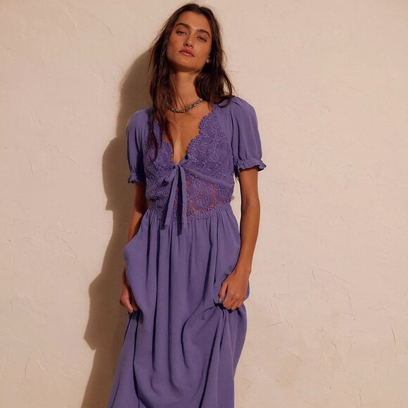 Free People Dresses & Skirts - All You Need Is Lace Midi Dress